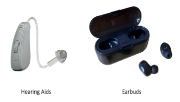 Earbuds and Hearing Aids